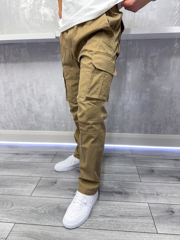 Pantalon cargo au quotidien - Beige