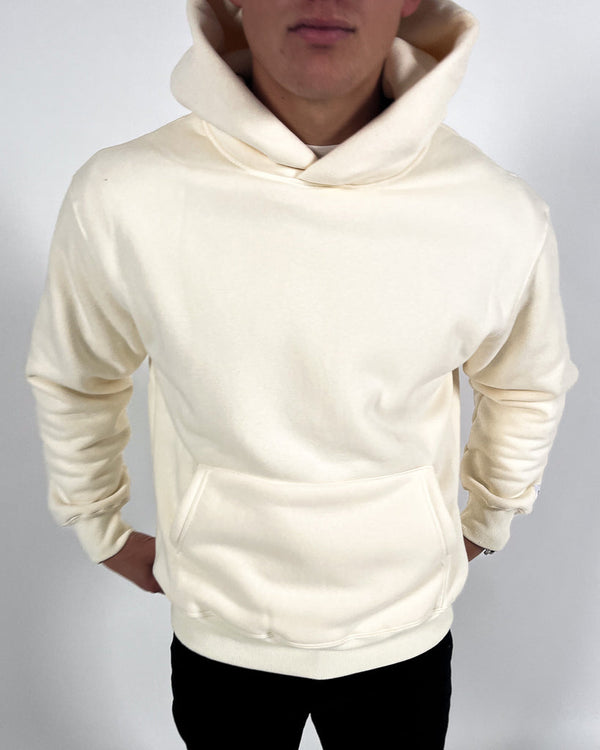 Sudadera con capucha Essential extragrande CALI - CREMA