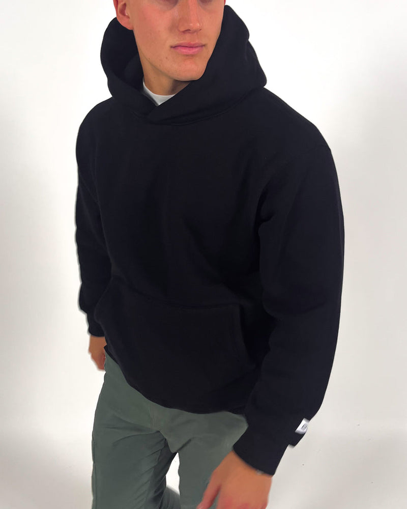 Sudadera con capucha Essential extragrande CALI - Negro