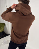 Essential Oversized CALI Hoodie - BROWN