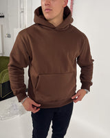 Essential Oversized CALI Hoodie - BROWN